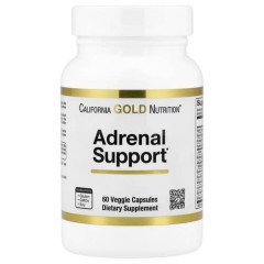 Комплекс для підтримки надниркових залоз California Gold Nutrition (Adrenal Support) 60 рослинних капсул
