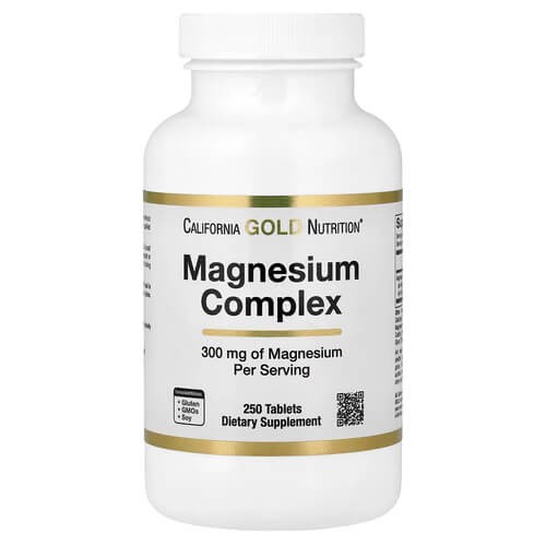 Комплекс магния 300 мг Калифорния Gold Nutrition (Magnesium Complex) 250 таблеток