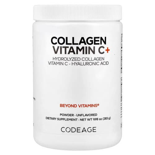 Колаген з вітаміном C+ Codeage (Collagen Vitamin C+) 283 г без смаку