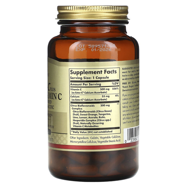 Вітамін Естер Плюс (Ester-C Plus Vitamin C) 500 мг 90 капсул