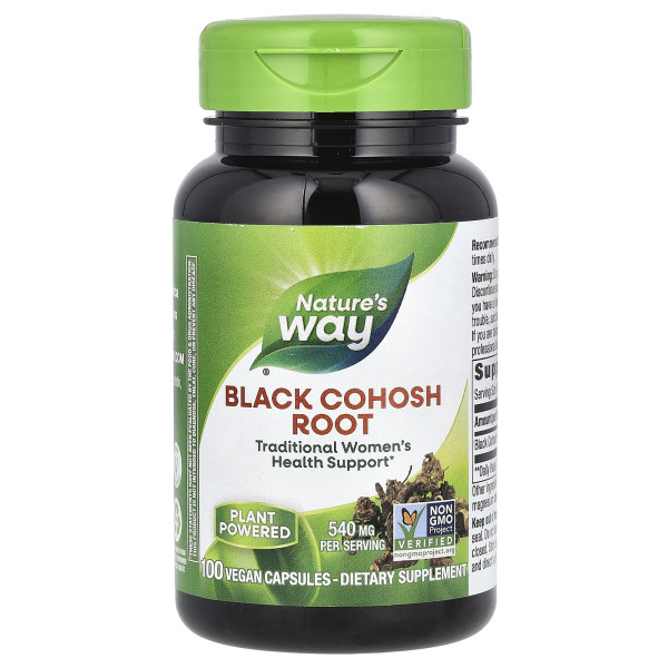 Клопогон (Циміцифуга) Nature's Way (Black Cohosh Root) 540 мг 100 капсул