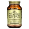 Магній та калій аспартат Solgar (Potassium Magnesium Aspartate) 90 капсул