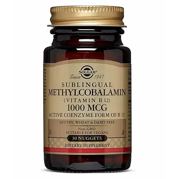 Витамин В12 Solgar (Sublingual Methylcobalamin В12) 1000 мкг 30 таблеток