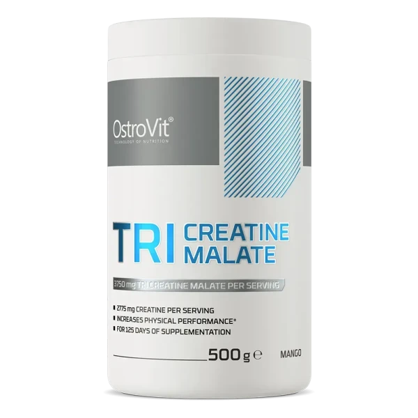 Три креатин Малат Ostrovit Tri Creatine Malate манго 500 г