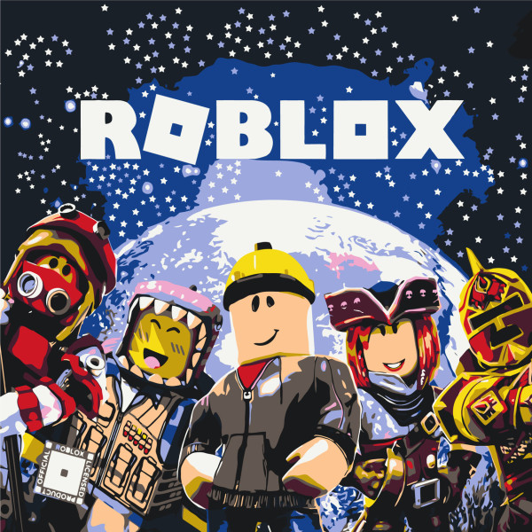 Картина за номерами Roblox роботи (роблокс) 30x30 Origami
