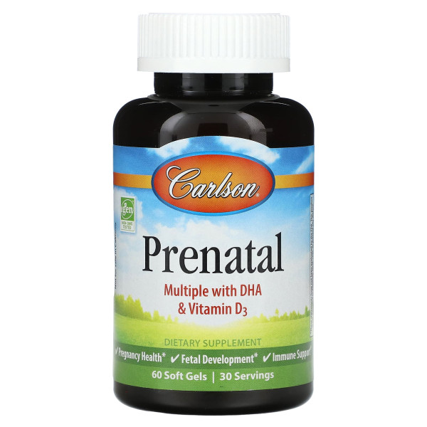 Carlson, Prenatal, 60 капсул