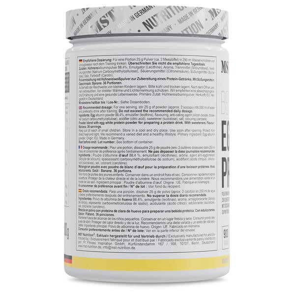 Яичный протеин MST (Best Egg Protein) 900 г со вкусом ванили