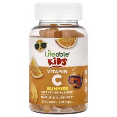 Вітамін C 250 мг Lifeable (Kids Vitamin C) 60 жувальних цукерок