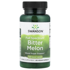 Гірка диня Swanson (Bitter Melon) 500 мг 60 капсул
