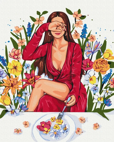 Преміум картина за номерами Смак весни © Alla Berezovska Brushme 40x50