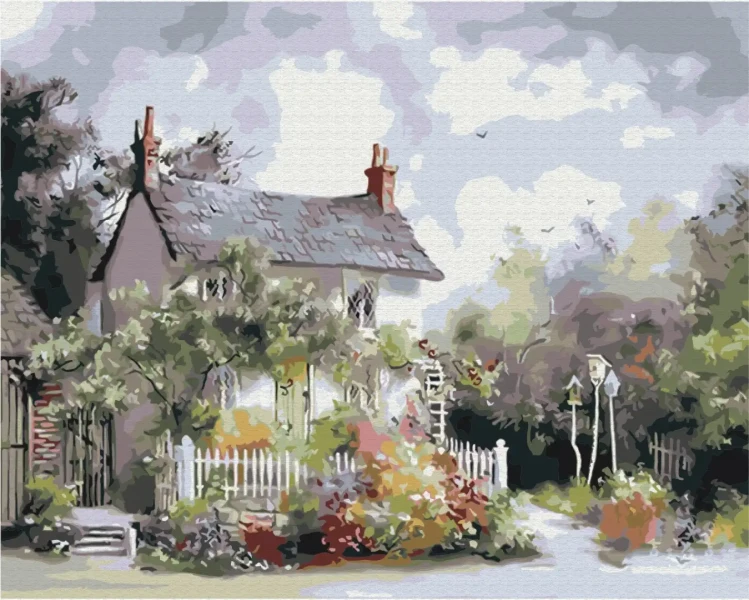 Картина за номерами Затишне передмістя  Brushme 48x60