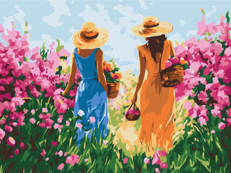 Картина за номерами Подруги на прогулянці  Brushme 30x40
