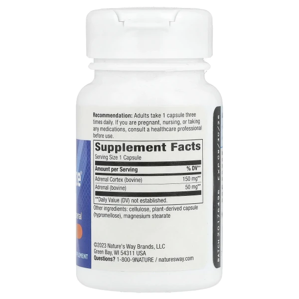 Поддержка надпочечников Nature's Way (ADRENergize) 50 капсул