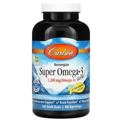 Риб'ячий жир Супер Омега-3 норвезький (Norwegian Super Omega-3) 1200 мг 180 капсул