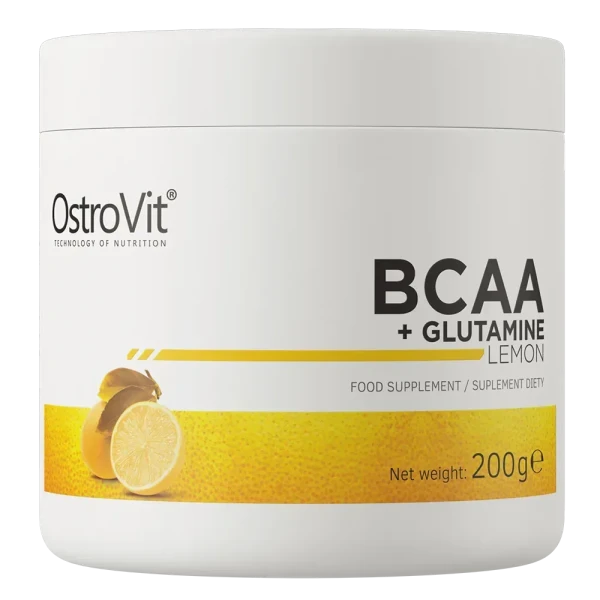 Ostrovit BCAA+Глутамін BCAA + Glutamine лимон 200 г