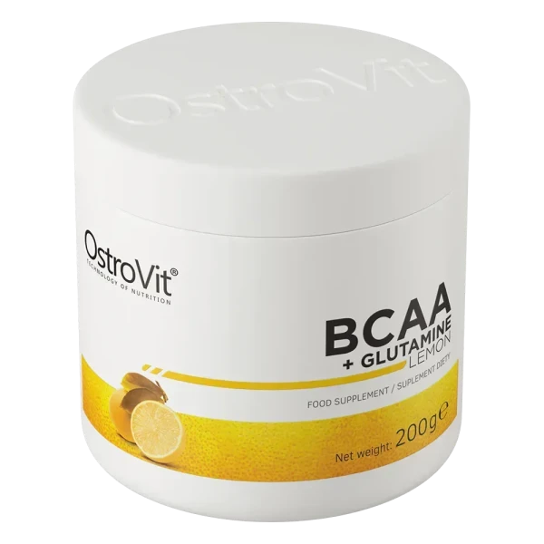 Ostrovit BCAA+Глутамін BCAA + Glutamine лимон 200 г