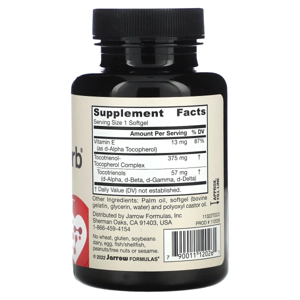 Смесь токотриенолов и витамина Е Jarrow Formulas (Toco-Sorb) 60 капсул