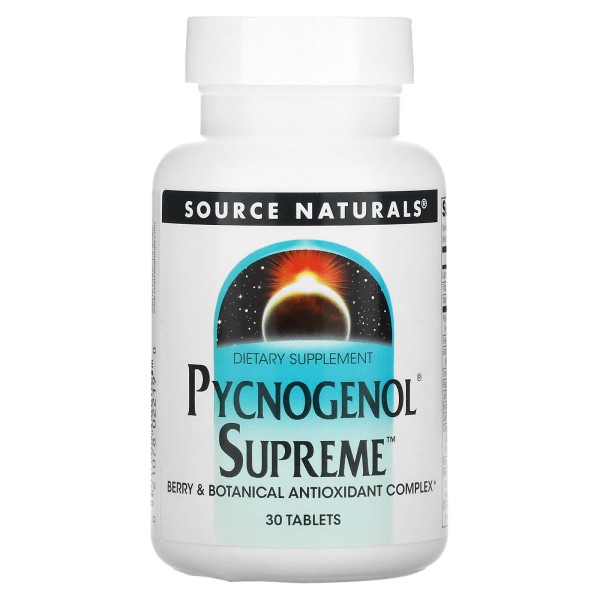 Пікногенол максимальний Source Naturals (Pycnogenol Supreme) 30 таблеток