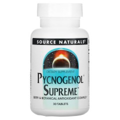 Пикногенол максимальный Source Naturals (Pycnogenol Supreme) 30 таблеток