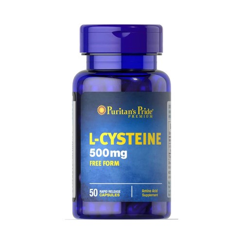 Л-Цистеїн 500 мг Puritan's Pride (L-Cysteine) 50 капсул