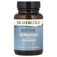 Берберин з хромом для покращення метаболізму Dr. Mercola (Berberine with Chromium) 30 капсул