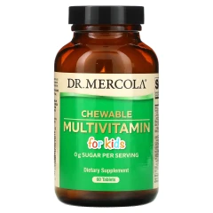 Мультивітаміни для дітей Dr. Mercola (Multivitamin for Kids) 60 жувальних таблеток