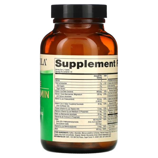 Мультивітаміни для дітей Dr. Mercola (Multivitamin for Kids) 60 жувальних таблеток