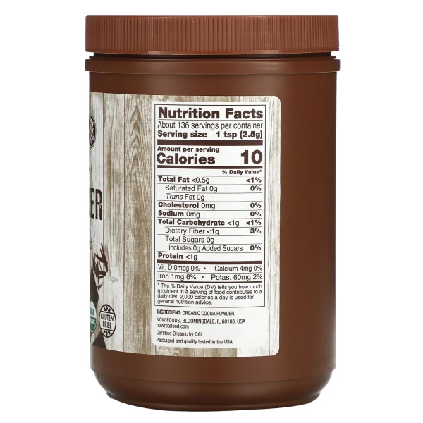 Органический какао-порошок (Organic cocoa powder) 340 г
