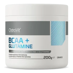 Ostrovit BCAA+Глутамін BCAA + Glutamine апельсин 200 г