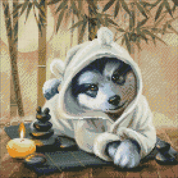 Алмазна мозаїка/вишивка Час для релаксу 40x40 Ideyka