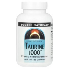 Таурин 1000 мг Source Naturals (Taurine) 60 капсул