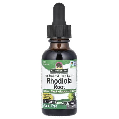 Корінь родіоли 2000 мг Nature's Answer (Rhodiola Root) 30 мл