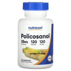 Полікозанол 25 мг Nutricost (Policosanol) 120 капсул