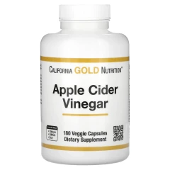California Gold Nutrition, яблучний оцет, 180 рослинних капсул (450 мг у капсулі)