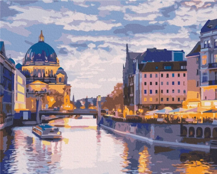 Картина за номерами Канали старого міста  Brushme 48x60
