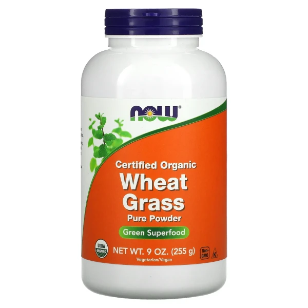 Пророщенная пшеница Now Foods (Wheat Grass) 255 г