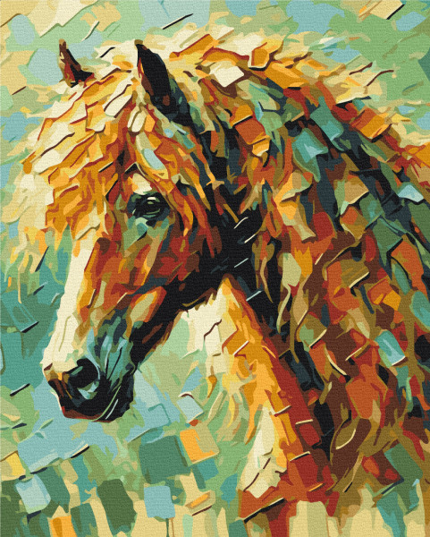 Картина за номерами Коник © Олег Лобурак 40x50 Brushme