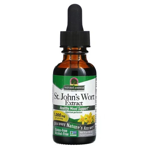 Екстракт звіробою 1000 мг Nature's Answer (St. John's Wort Extract) 30 мл
