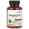 Вітамін K2 + D3 10000 МО/120 мкг Futurebiotics (Vitamin K2 + D3 Extra Strength) 120 капсул