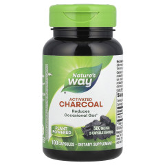 Активированный уголь Nature's Way (Activated Charcoal) 280 мг 100 капсул