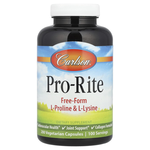 L-пролін L-лізин (Proline & Lysine) 500 мг / 500 мг 200 капсул