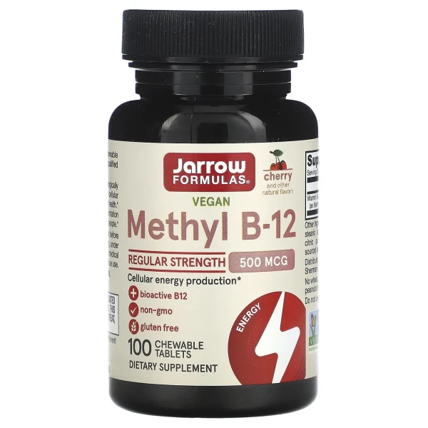 Вітамін В12 (Methyl B12) 500 мкг 100 жувальних таблеток зі смаком вишні