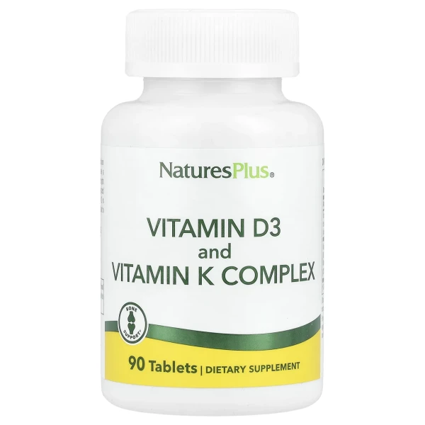 Комплекс витаминов D3 и К (Vitamins D3&Vitamin K Complex) 90 таблеток