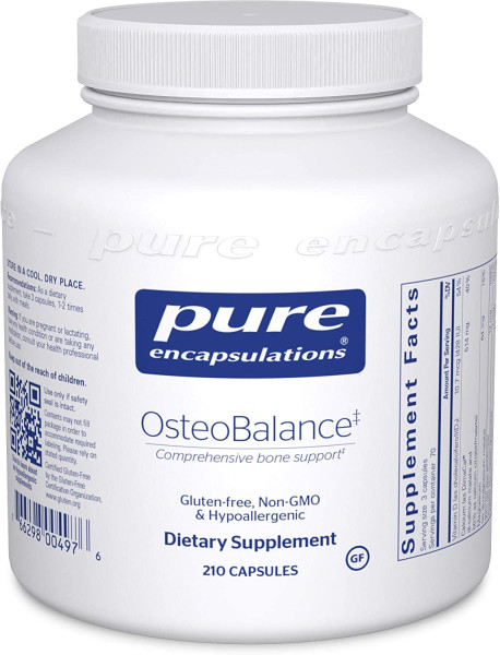 Кальцій (проти остеопорозу) Pure Encapsulations (OsteoBalance) 210 капсул