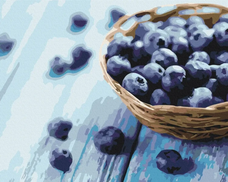 Картина за номерами Чорниця  Brushme 48x60