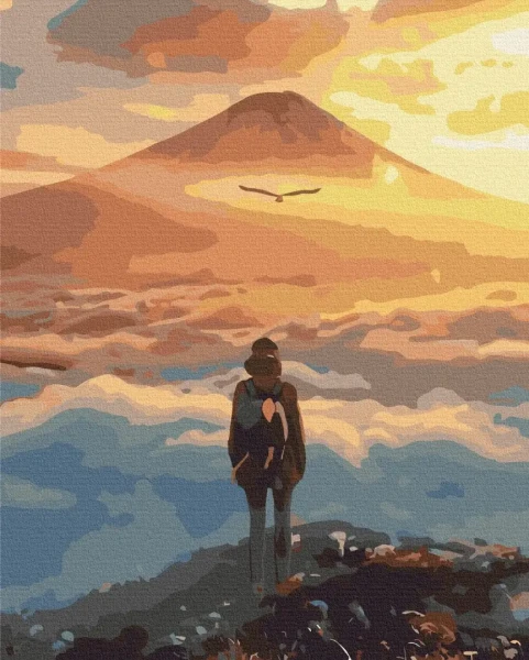 Преміум картина за номерами Райский краєвид Brushme 40x50