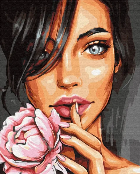 Картина за номерами Портрет Рози  Brushme 48x60