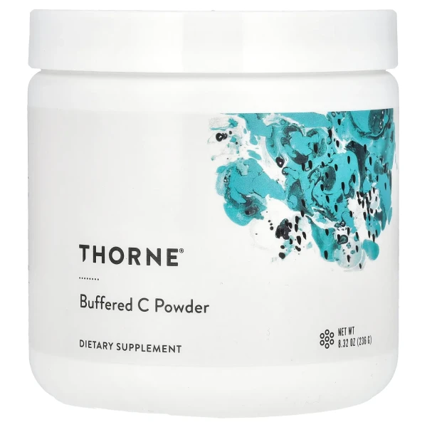 Буферизированный витамин С Thorne Research (Buffered C Powder) 2350 мг 231 г порошка