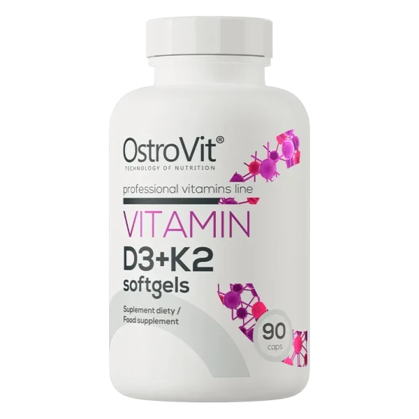 Вітамін D3+K2 Ostrovit 90 капсул