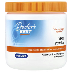 Метилсульфонілметан Doctor's Best (Methylsulfonylmethane) 1000 мг 250 г